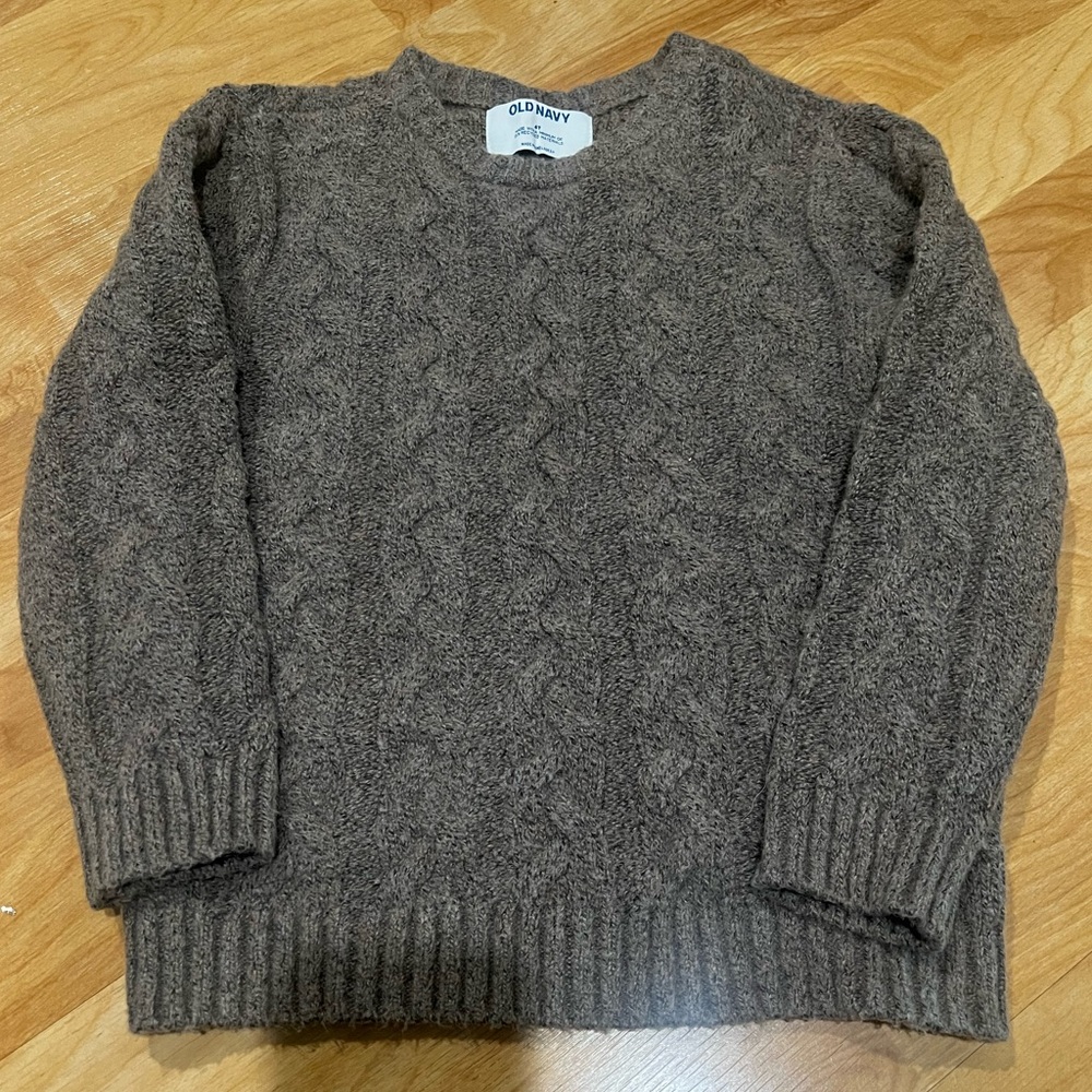 Old Navy Toddler Boy’s Cable Knit Sweater - Brown
